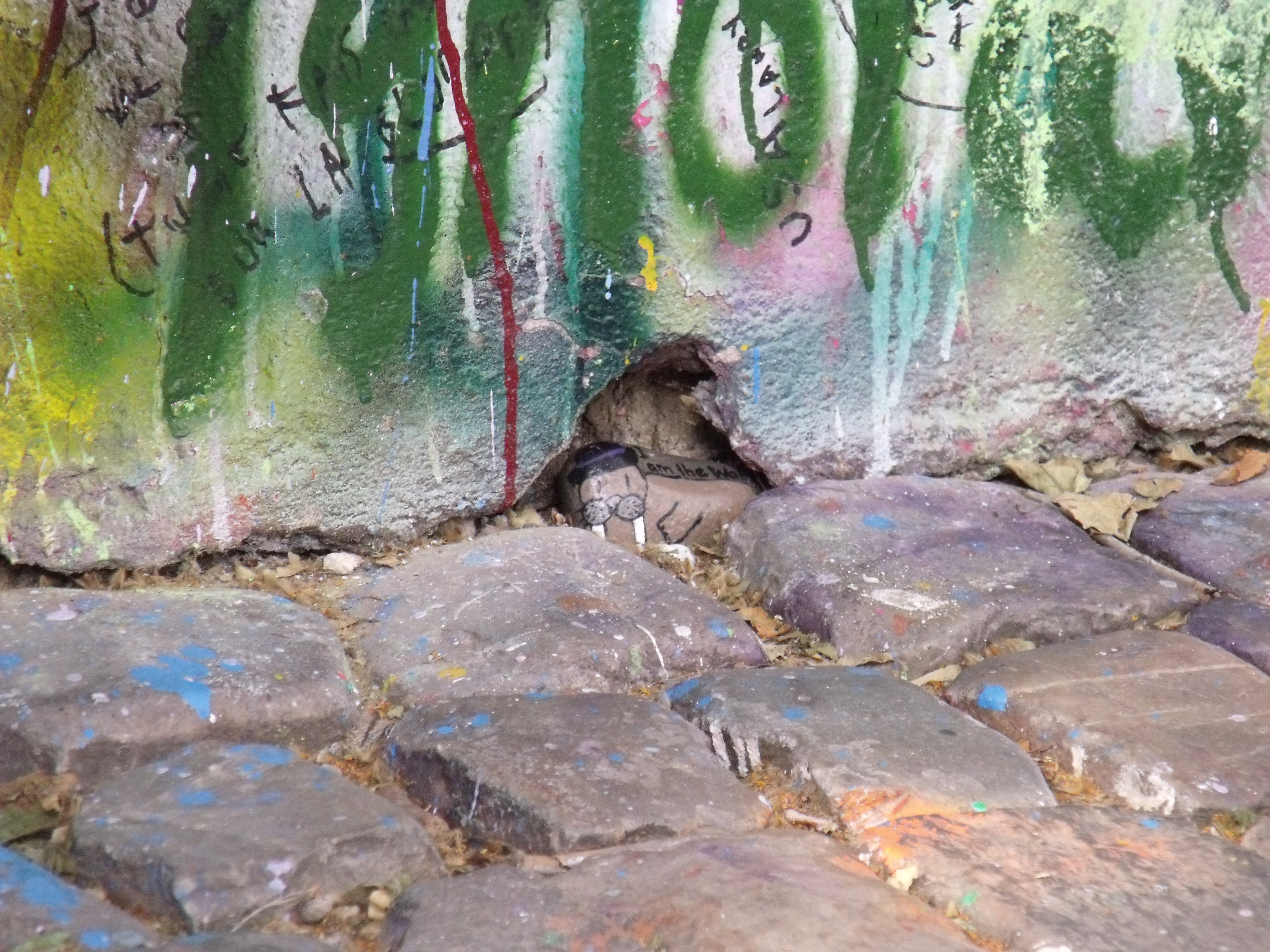"I am the Walrus" at John Lennon Wall in Prague, Czech Republic