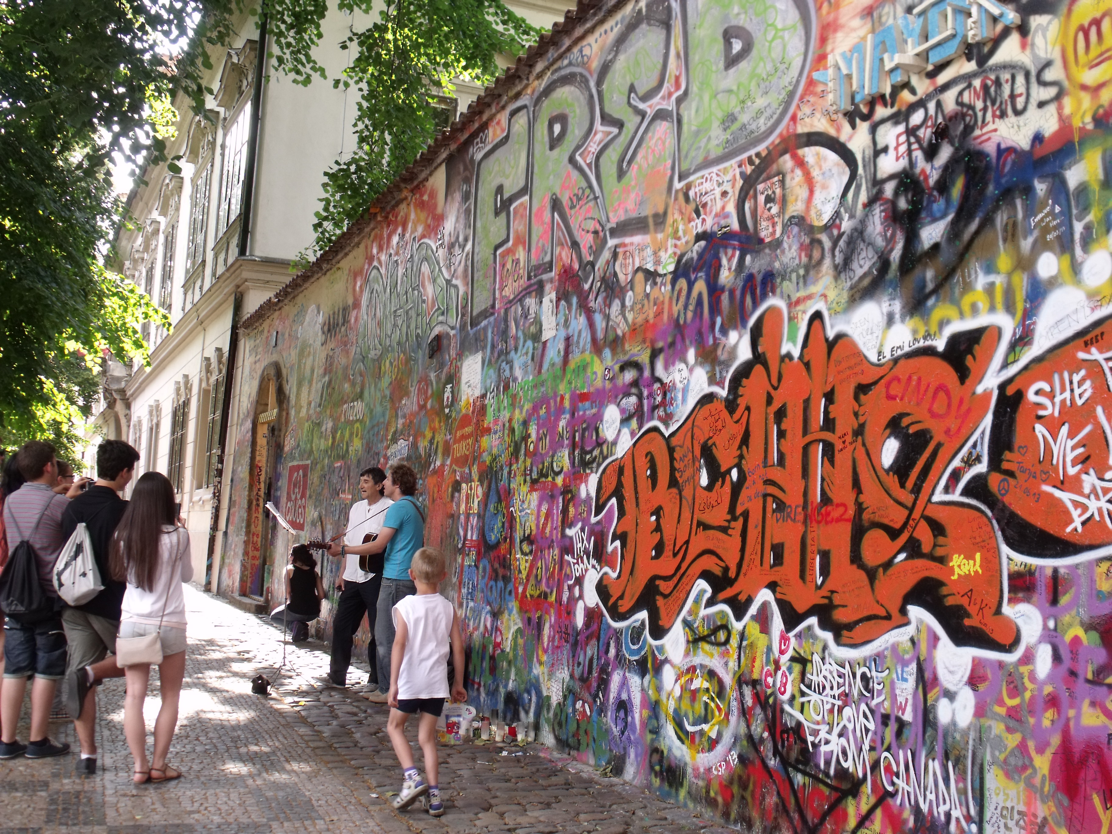 John Lennon Wall, Summer 2013