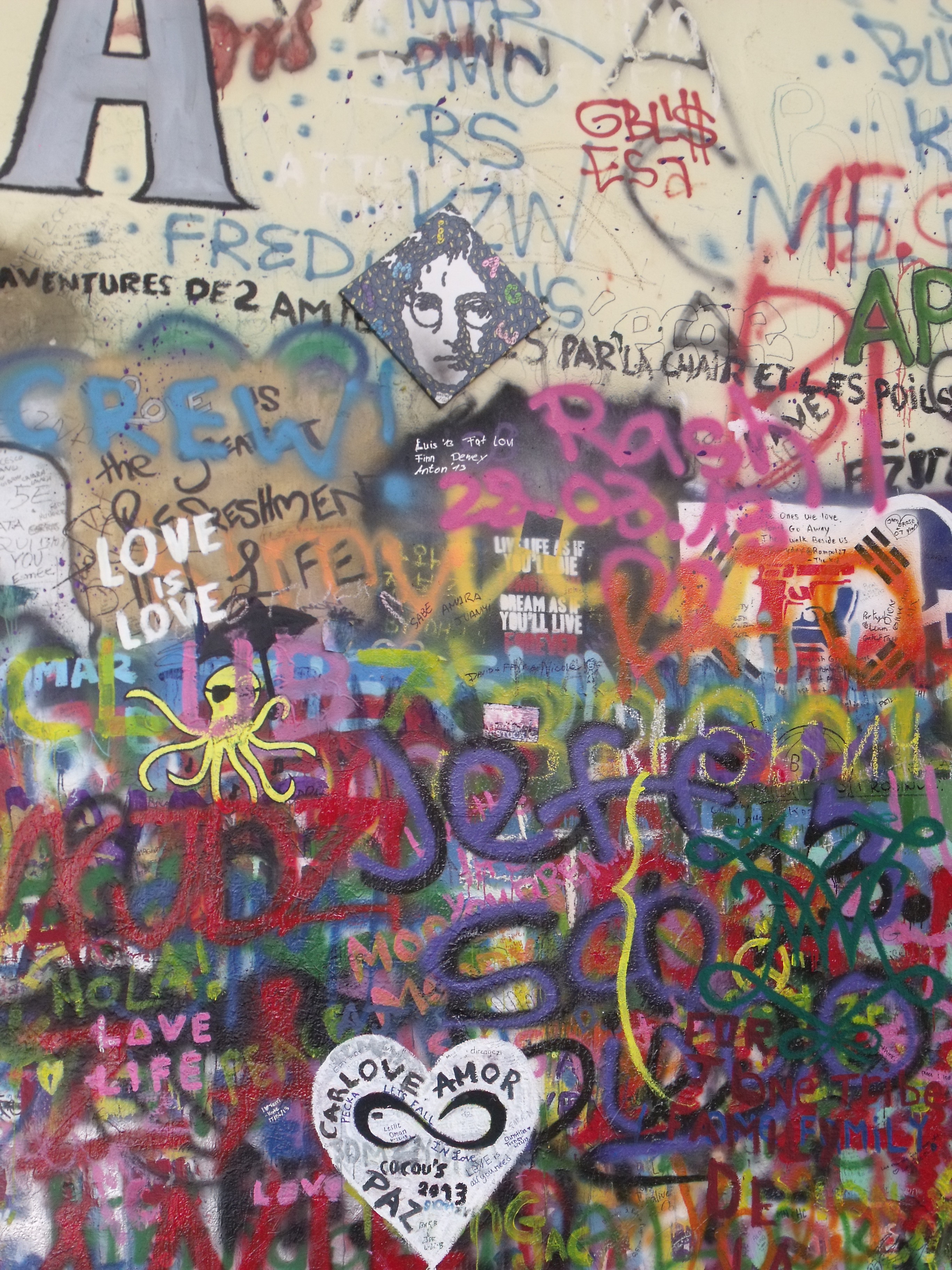 John Lennon Wall, Summer 2013
