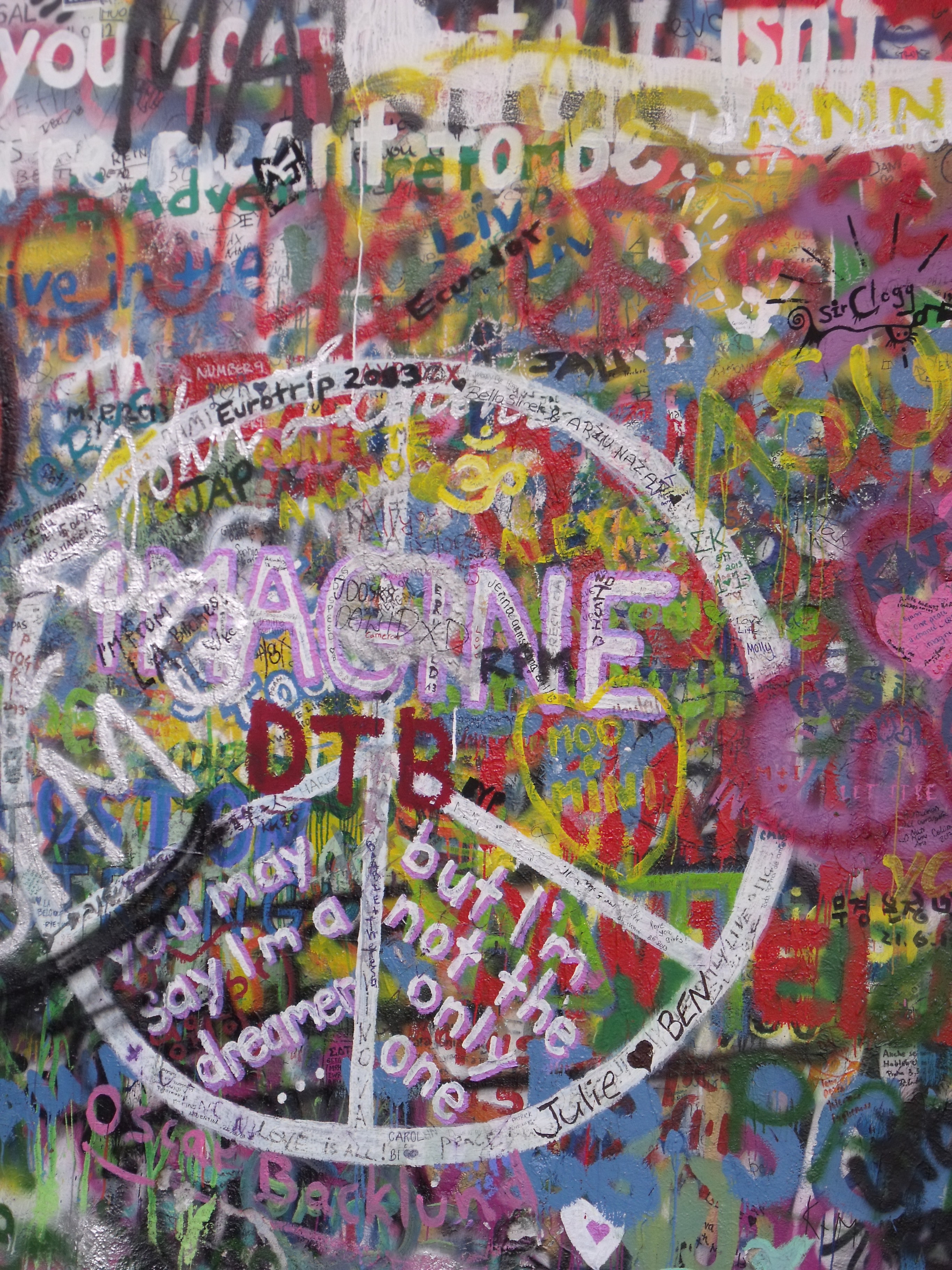 John Lennon Wall, Summer 2013